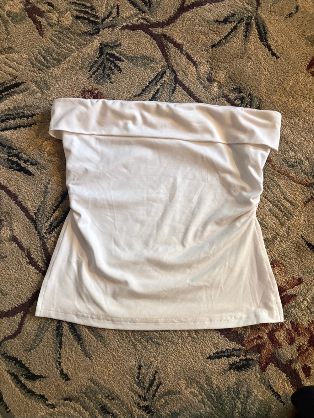 ROMWE White Off-Shoulder Tube Camisole
